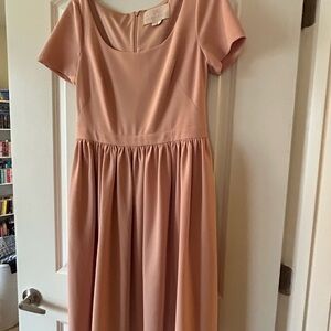 Gal Meets Glam Blush Midi Dress